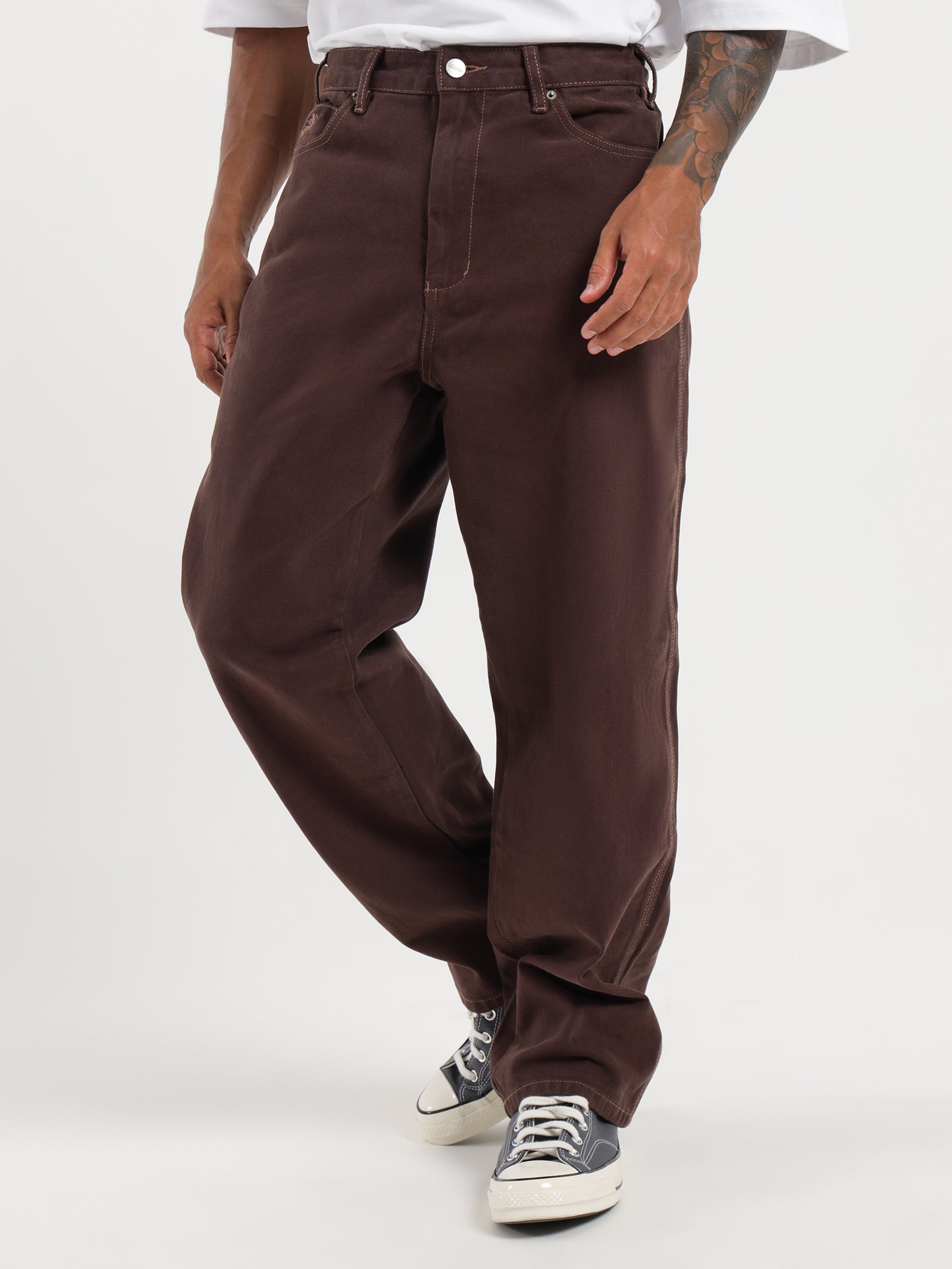 Buy Men's Green Straight Fit Carpenter Pants Online at Bewakoof